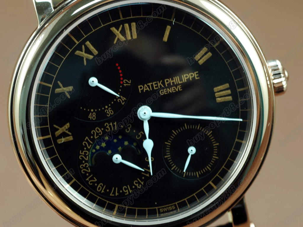 百達翡麗【男性用】Calatrava 5054 Power Reserve RG/LE Black Asian 21j自動機芯搭載1