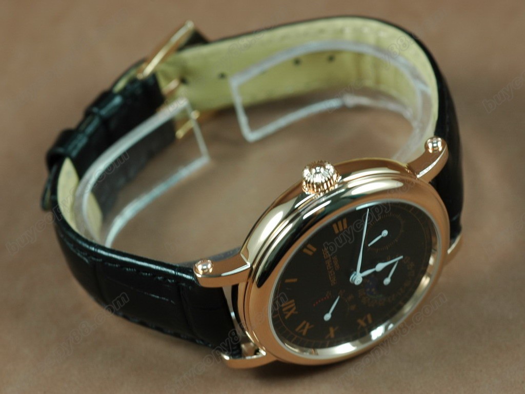 百達翡麗【男性用】Calatrava 5054 Power Reserve RG/LE Black Asian 21j自動機芯搭載2