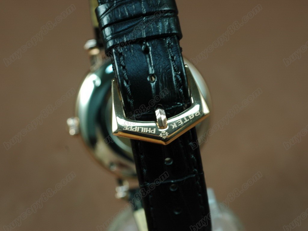 百達翡麗【男性用】Calatrava 5054 Power Reserve RG/LE Black Asian 21j自動機芯搭載5