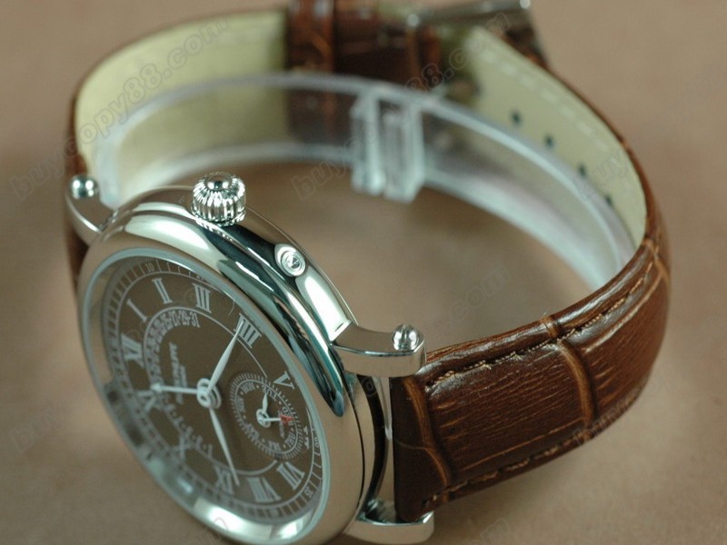 百達翡麗【男性用】Calastrava Classic SS Case Brown Dial Brown Strap Japan自動機芯搭載2