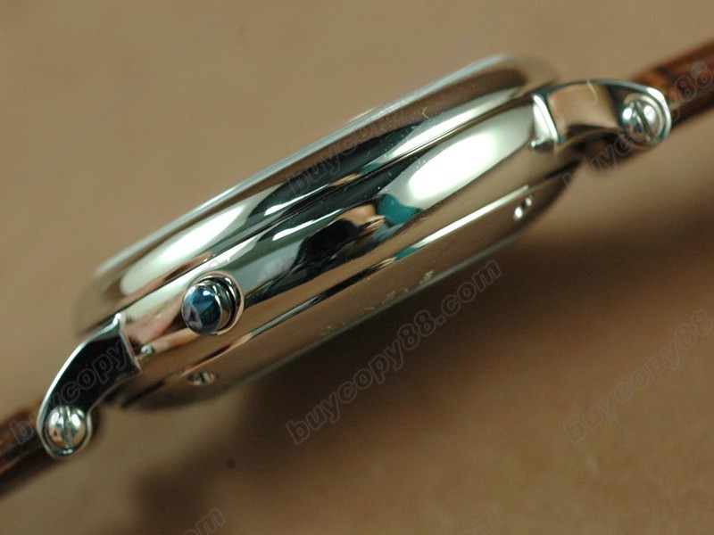 百達翡麗【男性用】Calastrava Classic SS Case Brown Dial Brown Strap Japan自動機芯搭載4