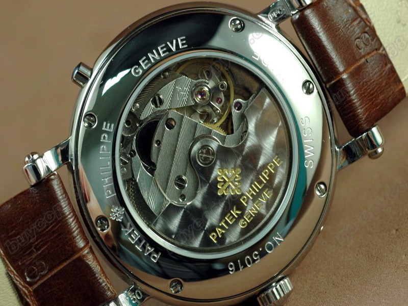 百達翡麗【男性用】Calastrava Classic SS Case Brown Dial Brown Strap Japan自動機芯搭載5