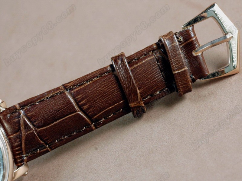 百達翡麗【男性用】 Calastrava Classic RG Case Brown Dial Brown Strap Japan 自動機芯搭載8