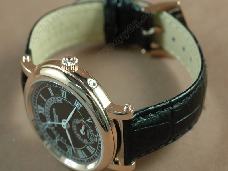 百達翡麗【男性用】Calastrava Classic RG Case Black Dial Black Strap Japan自動機芯搭載4