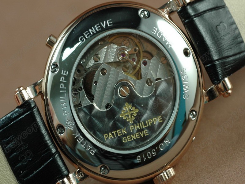 百達翡麗【男性用】Calastrava Classic RG Case Black Dial Black Strap Japan自動機芯搭載5