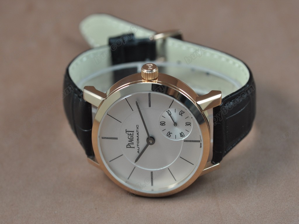 伯爵錶【男性用】Altiplano RG/LE White dial 手上鏈搭載3