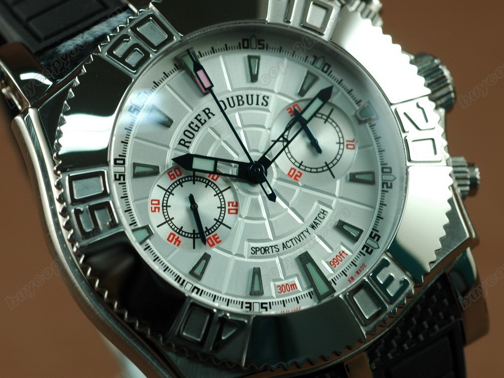 璞埖閷躲EUR愮敺鎬х敤銆慐asy Diver Chrono (Updated) SS/RU White Manual 鎵嬩笂閺堟惌杓?