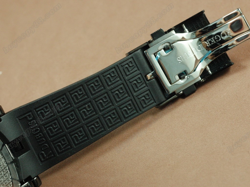 豪爵錶【男性用】Excalibur Chrono PVD/RU White Jap 自動機芯搭載5