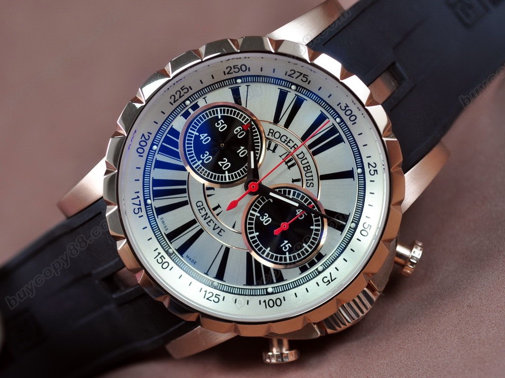 璞埖閷躲EUR愮敺鎬х敤銆?Excalibur Chrono RG/RU Wht/Blk Manual鎵嬩笂閺堟惌杓?
