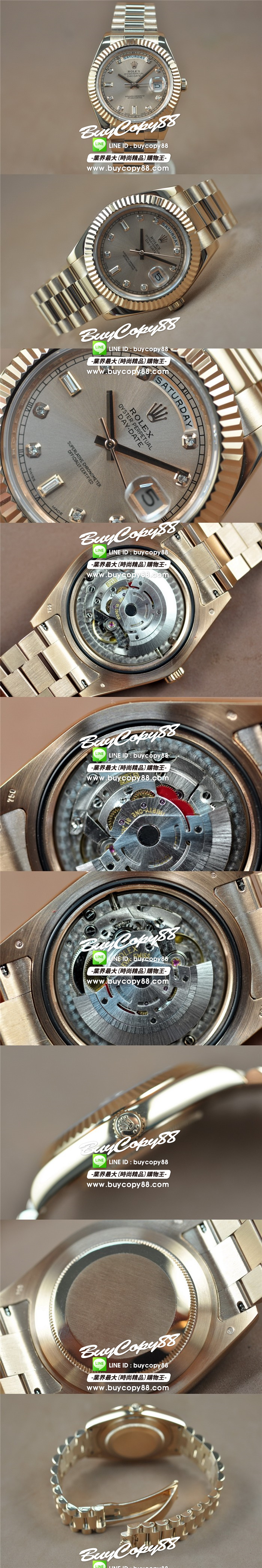 勞力士ROLEX Day Date A-3156 Auto Movement 0