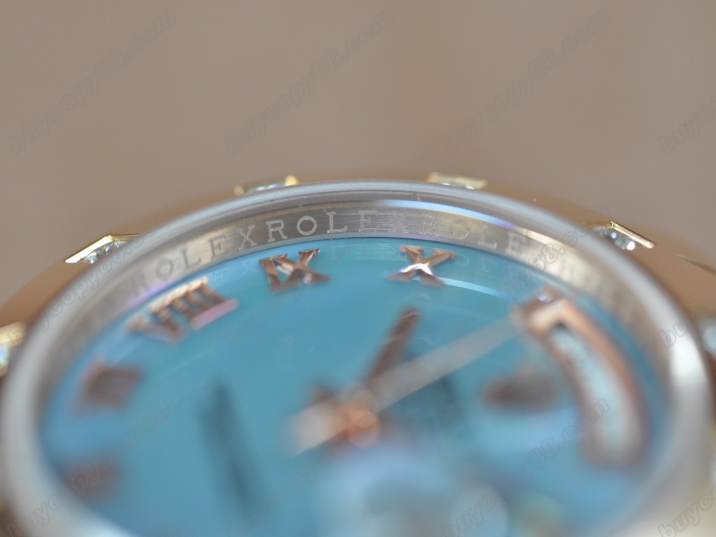 勞力士【男性用】DateDay 40mm Full RG White Dial A-2836-2 自動機芯搭載6