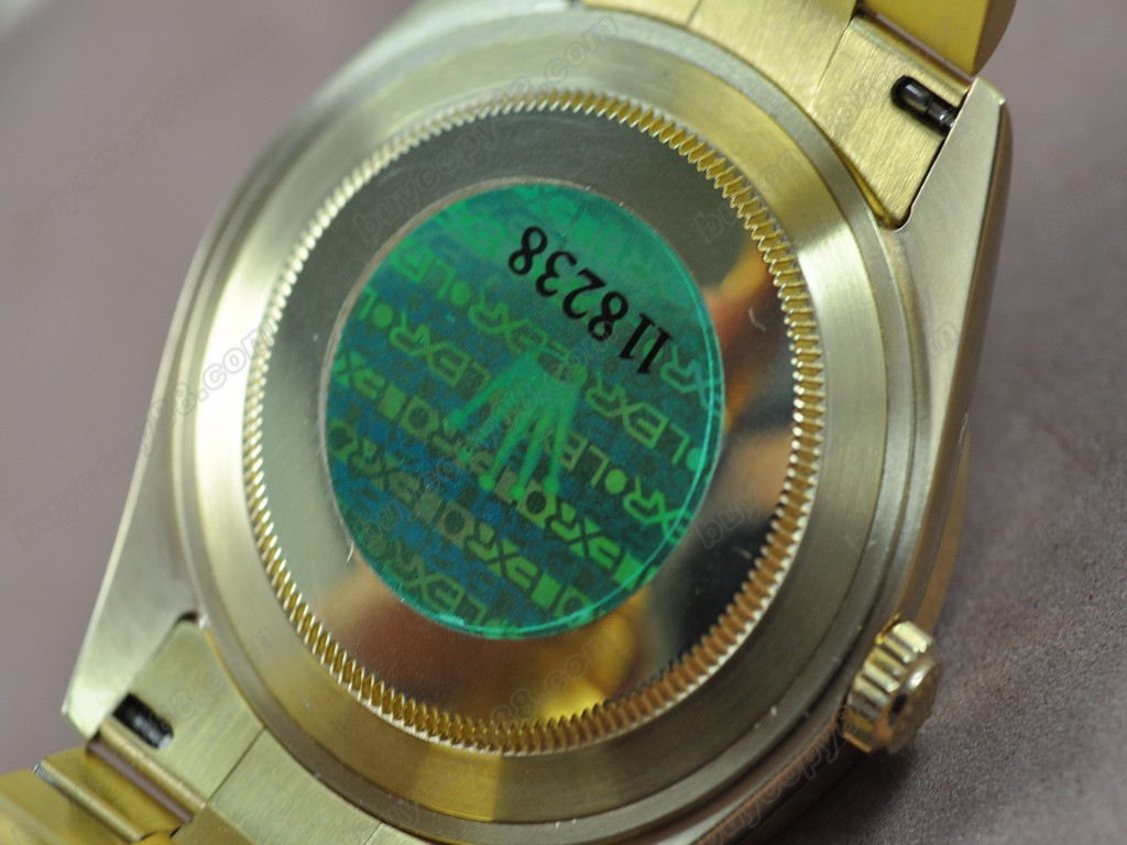 勞力士【男性用】41mm Full RG Diamonds White Dial A-2836-2 自動機芯搭載1