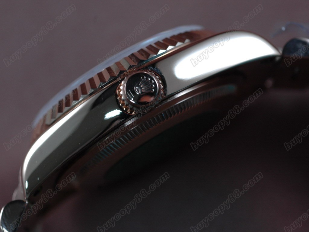 勞力士【男性用】DateDay 36mm Full RG White Dial A-2836-2自動機芯搭載2