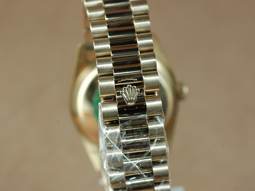 勞力士【男性用】DateDay 36mm Full RG White Dial A-2836-2自動機芯搭載1