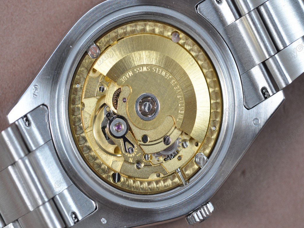 勞力士【男性用】 DateDay 41mm SS/SS Diamond Dial A-2836-2 自動機芯搭載7