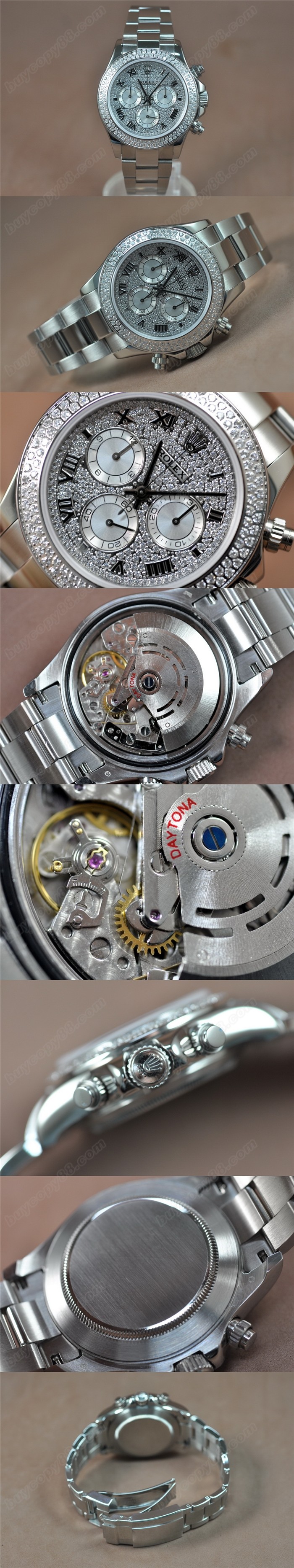 勞力士ROLEX Daytona SS/SS A-7750 時間測定功能搭載 自動機芯搭載0