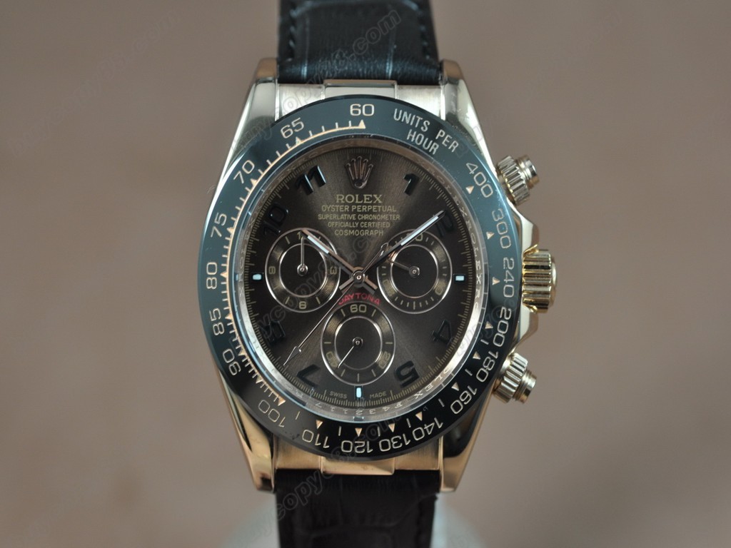 勞力士【男性用】 Daytona RG/LE/Ceramic Brown dial Asia 自動機芯搭載0