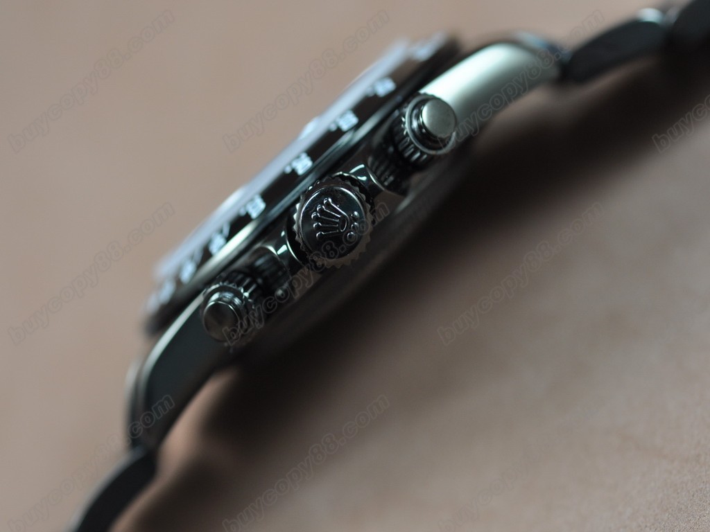 勞力士【男性用】Daytona Full PVD Black Dial Japanese OS20 石英機芯搭載0