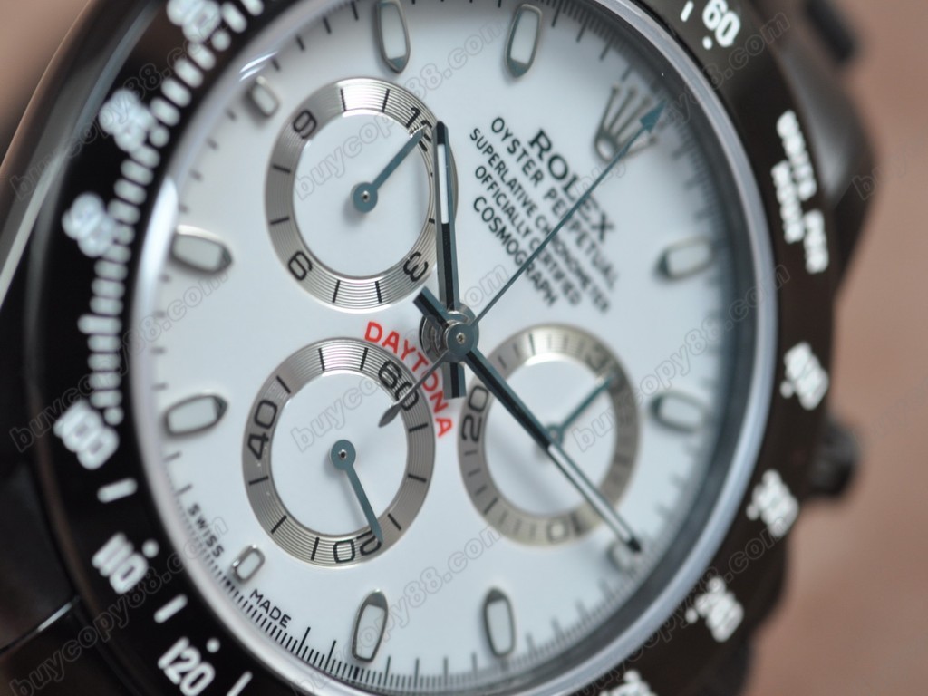 勞力士【男性用】Daytona Full PVD Black dial Asia7750自動機芯搭載10