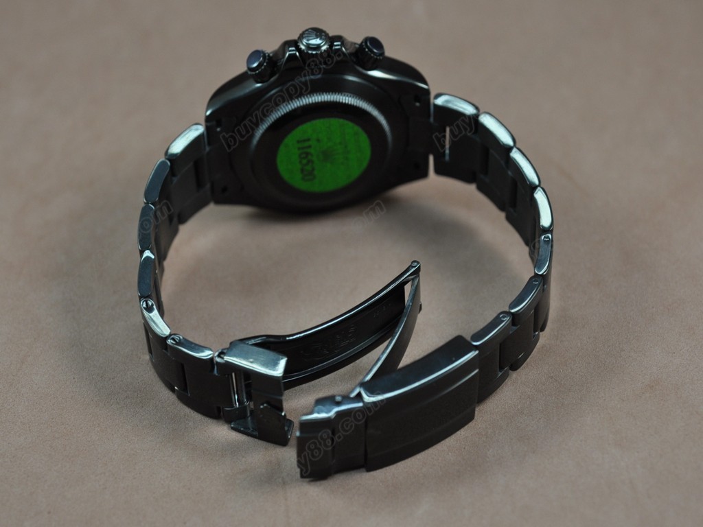 勞力士【男性用】 Daytona Full PVD Pearl white Asia7750自動機芯搭載0