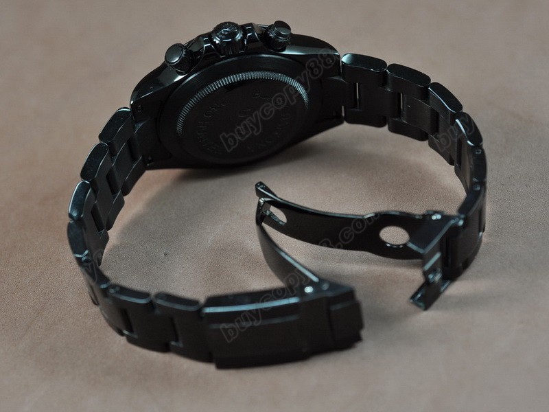 勞力士【男性用】 Daytona Full PVD Black dial Asia7750自動機芯搭載4