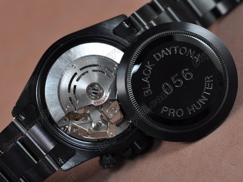 勞力士【男性用】 Daytona Full PVD Black dial Asia7750自動機芯搭載0