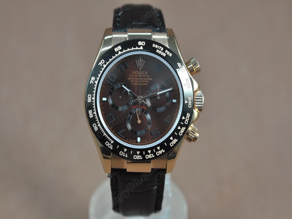 勞力士【男性用】 Daytona RG/PVD/LE White dial Asia7750自動機芯搭載9