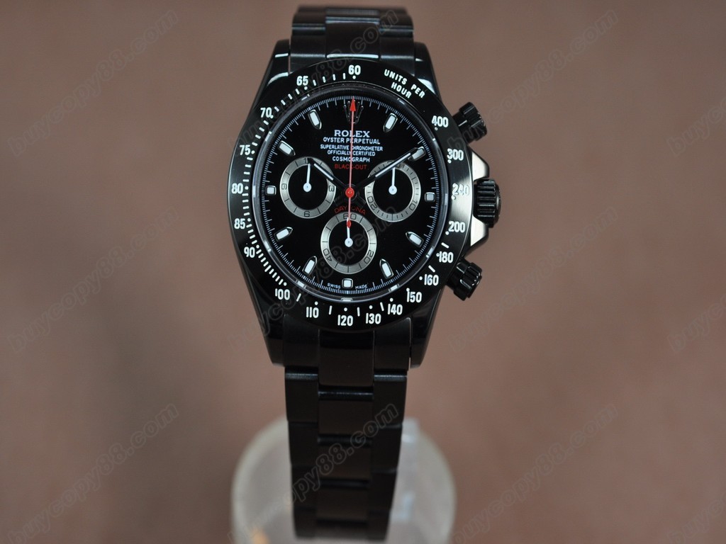 勞力士【男性用】Daytona Full PVD Pearl white Asia7750自動機芯搭載8