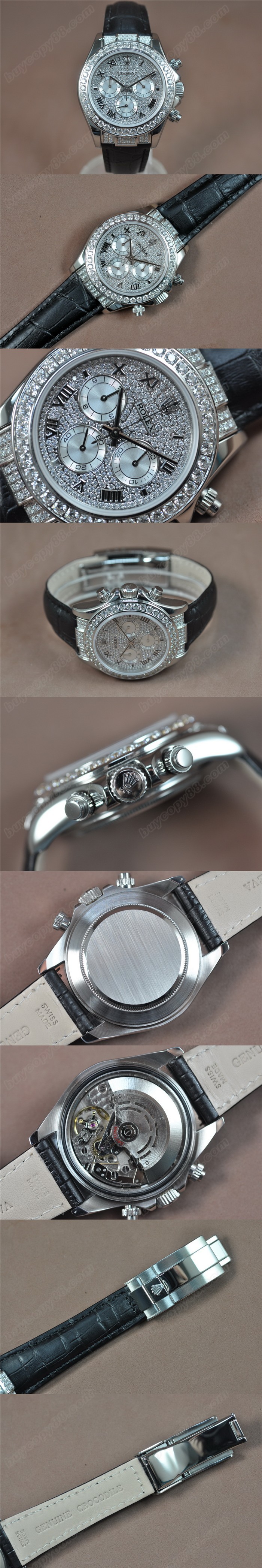 勞力士ROLEX Daytona SS/LE Diamond A-7750 時間測定功能搭載 自動機芯搭載0