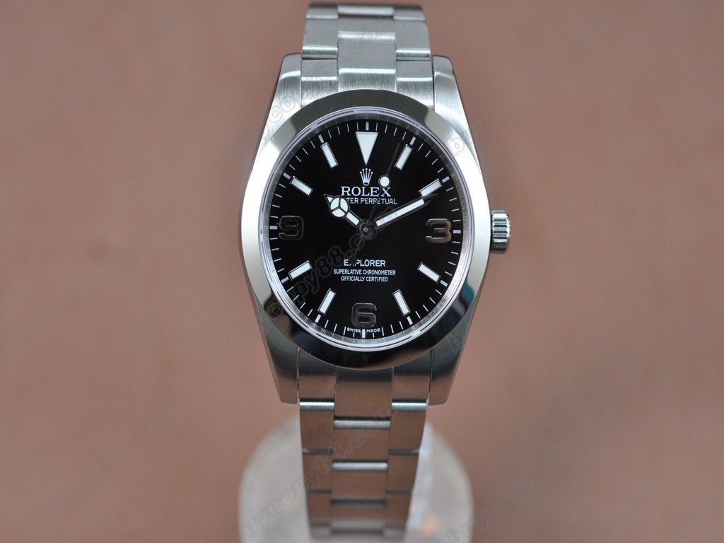 勞力士【男性用】 Explorer SS/SS Black Dial A-2836-2 自動機芯搭載0