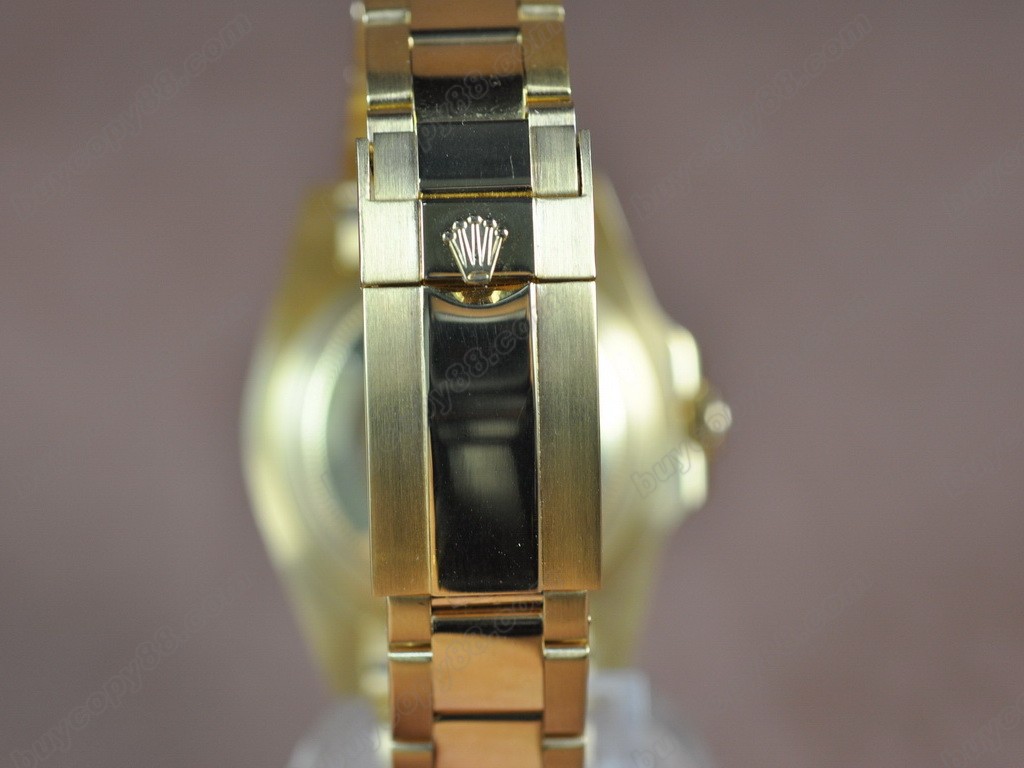 勞力士【男性用】 Full YG Diam Anni GMT SS Black Swiss Eta 2836 自動機芯搭載1