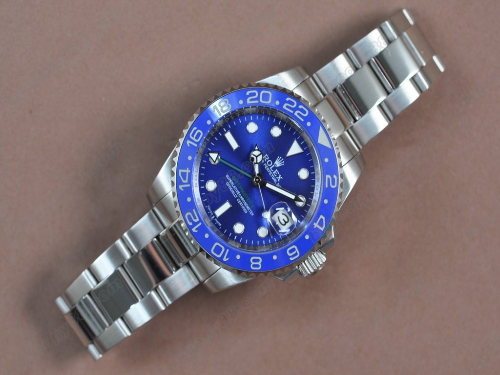 勞力士【男性用】Master SS Ceramiac Bezel Blue Dial Asian2836-2自動機芯搭載2