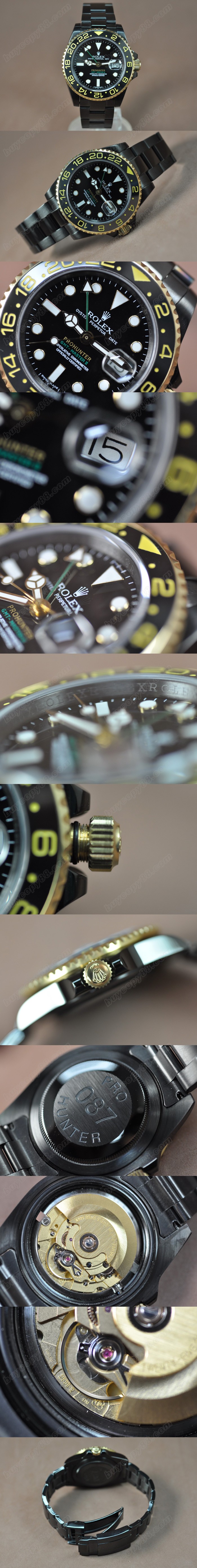 勞力士 Rolex GMT Master 40mm PVD Ceramiac Bezel  A-2836-2 自動機芯搭載0