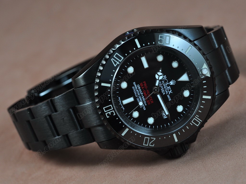 勞力士【男性用】Pro Hunter Deep Sea PVD Black Dial Asian 2836-2 自動機芯搭載2