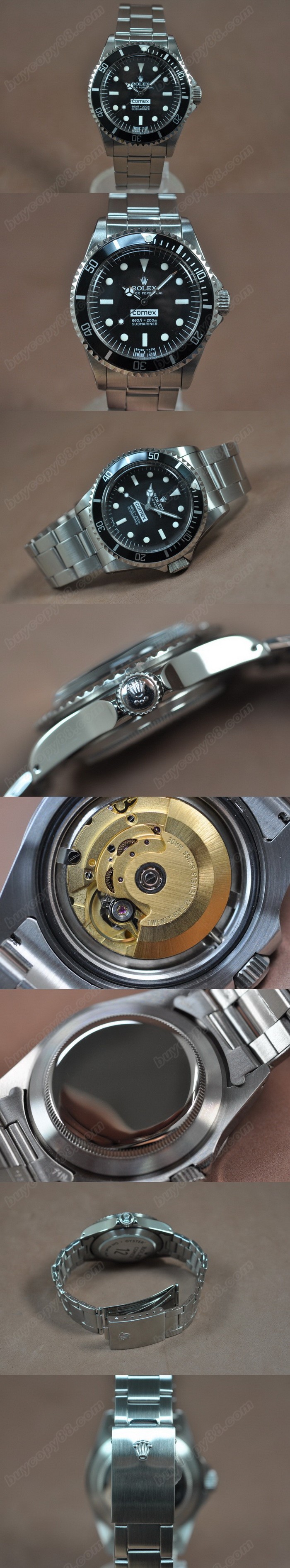 勞力士 Watches Submariner Vintage SS 黑 文字盤 A-2836-2 自動機芯 搭 載 0