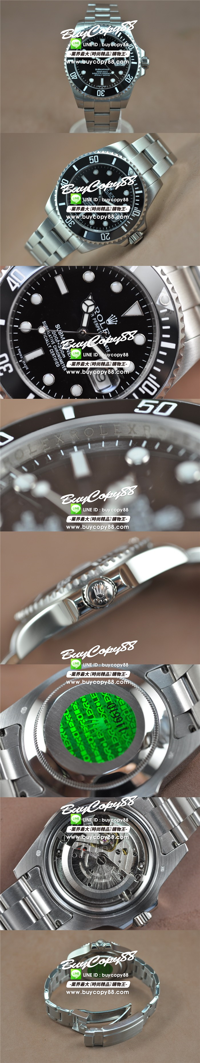 勞力士ROLEX Submariner Asian 2813 Auto0