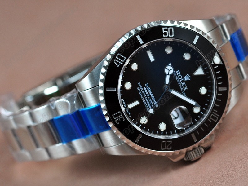 勞力士【男性用】Submariner SS Black Dial Black Ceramic Bezel A-2836-2自動機芯搭載4