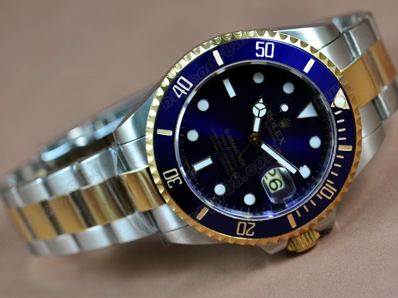 勞力士【男性用】 Submariner TT Blue Dial Asian 2836-2 自動機芯搭載4