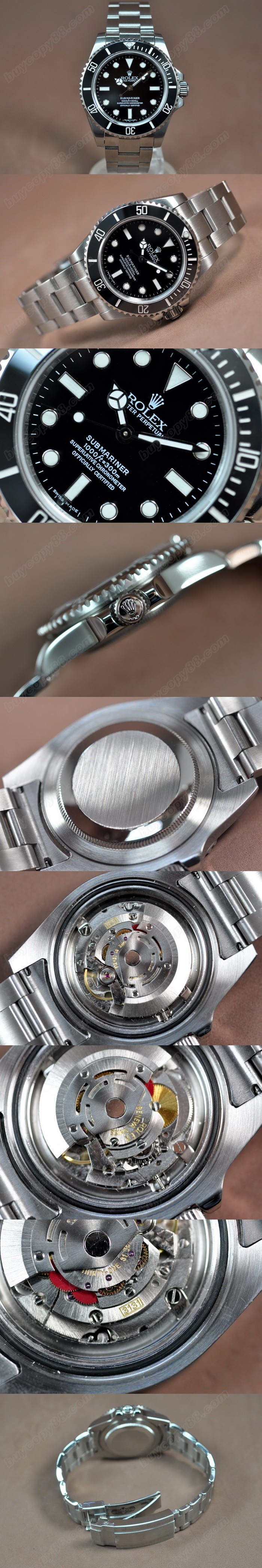 勞力士 Rolex Submariner(Best Version) Black Ceramic Bezel A-3131 自動機芯搭載0