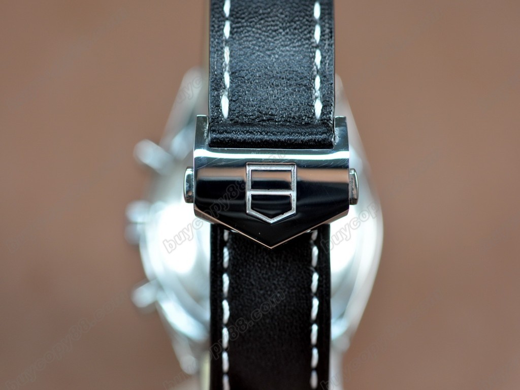 豪雅【男性用】 Carrera 41mm Chronograph SS/LE Black dial A-7750自動機芯搭載0