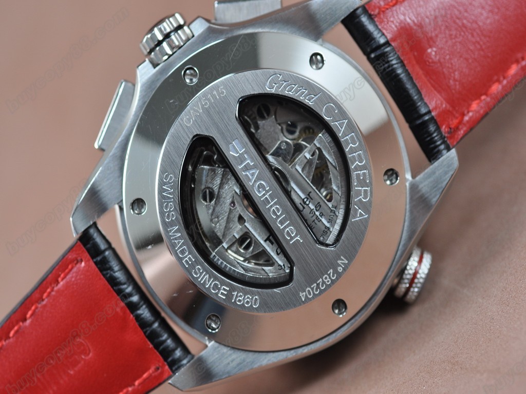 豪雅【男性用】 MadTag Heuer Watches Grand Carrera Calibre 36 DLC/TI/LE Black 自動機芯搭載　0
