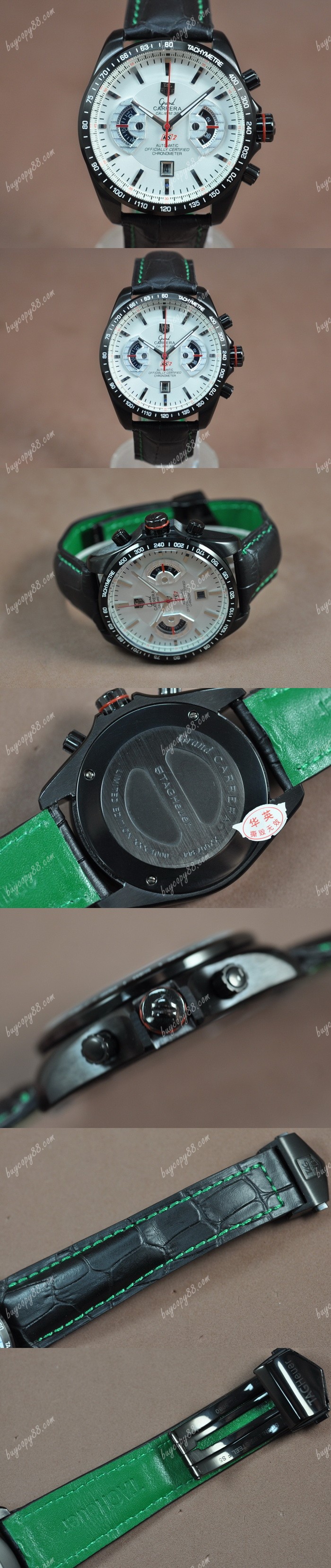 豪雅錶Tag Heuer Grand Carrera Calibre 36 PVD/LE White Jap石英錶0