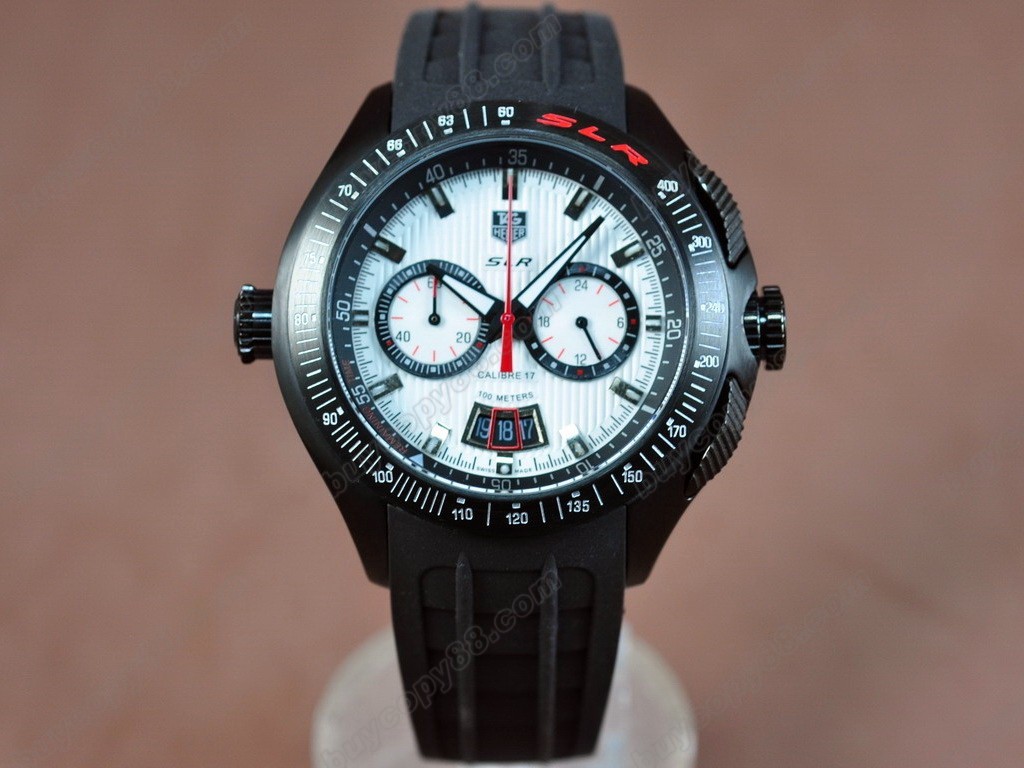 豪雅【男性用】 2007 SLR Chrono PVD/RU White Jap石英機芯搭載3