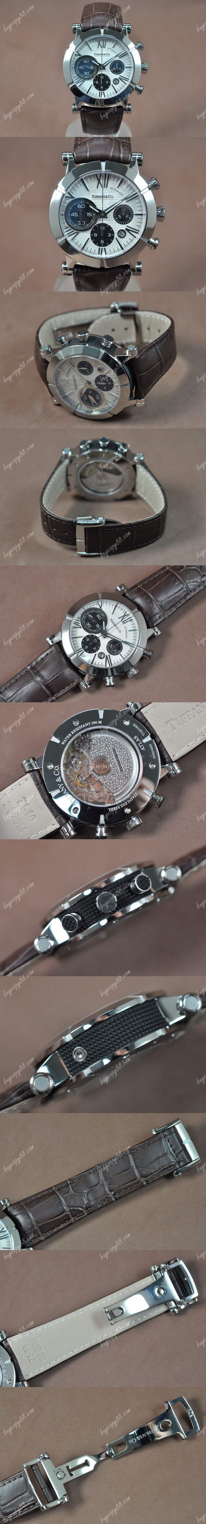  蒂芬尼Tiffany & Co Altas 42mm SS/LE White roman A-7750自動機芯搭載0