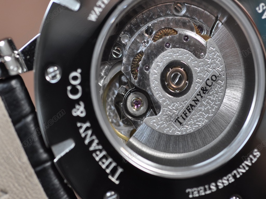 蒂芬尼【男性用】 Altas 42mm SS/LE White roman A-2836-2 自動機芯搭載5