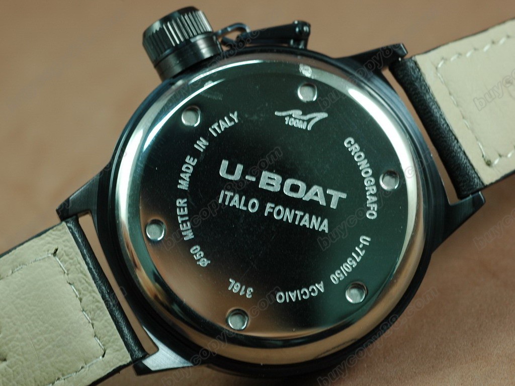 優寶【男性用】 Italo Fontana PVD Case with Black Dial-Green 石英機芯搭載6