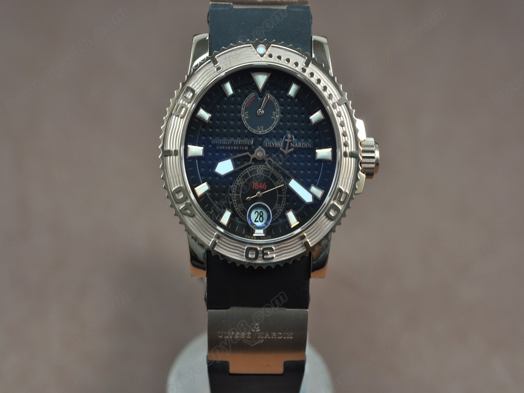  雅典錶【男性用】Maxi Marine Diver RG/RU Asian 23J自動機芯搭載0