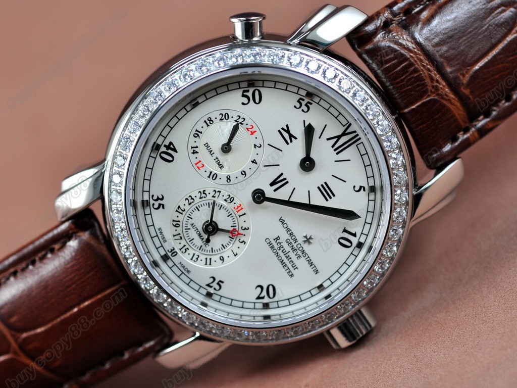 江詩丹頓 【男性用】 Malte Calender SS Asia 自動機芯搭載0