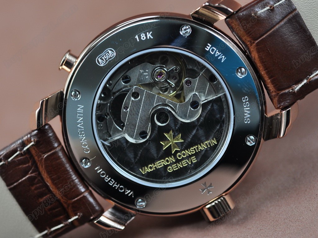 江詩丹頓 【男性用】 Malte Calender RG Asia 自動機芯搭載3