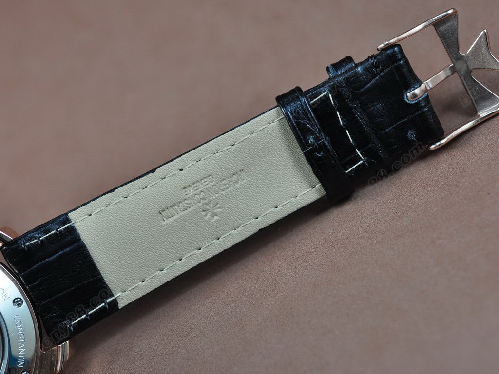 江詩丹頓 【男性用】 Malte Calender RG White Asia自動機芯搭載2